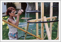 Proceso de construcci&oacute;n de la Mujer P&aacute;jaro